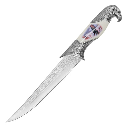13" Soaring Eagle Hunting Knife | Fixed Blade Collectible Knife