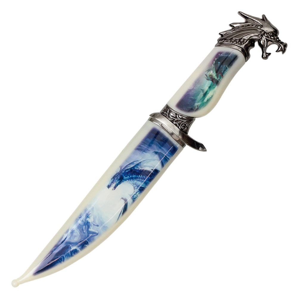 13" Dragon Head Hunting Knife | Fixed Blade Collectible Knife
