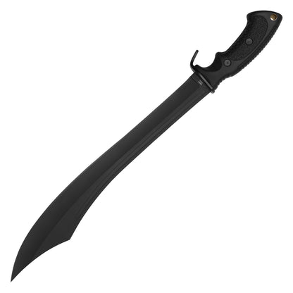 Buckshot Knives - 20.5" Tactical Black Scimitar | Fixed Blade Scimitar