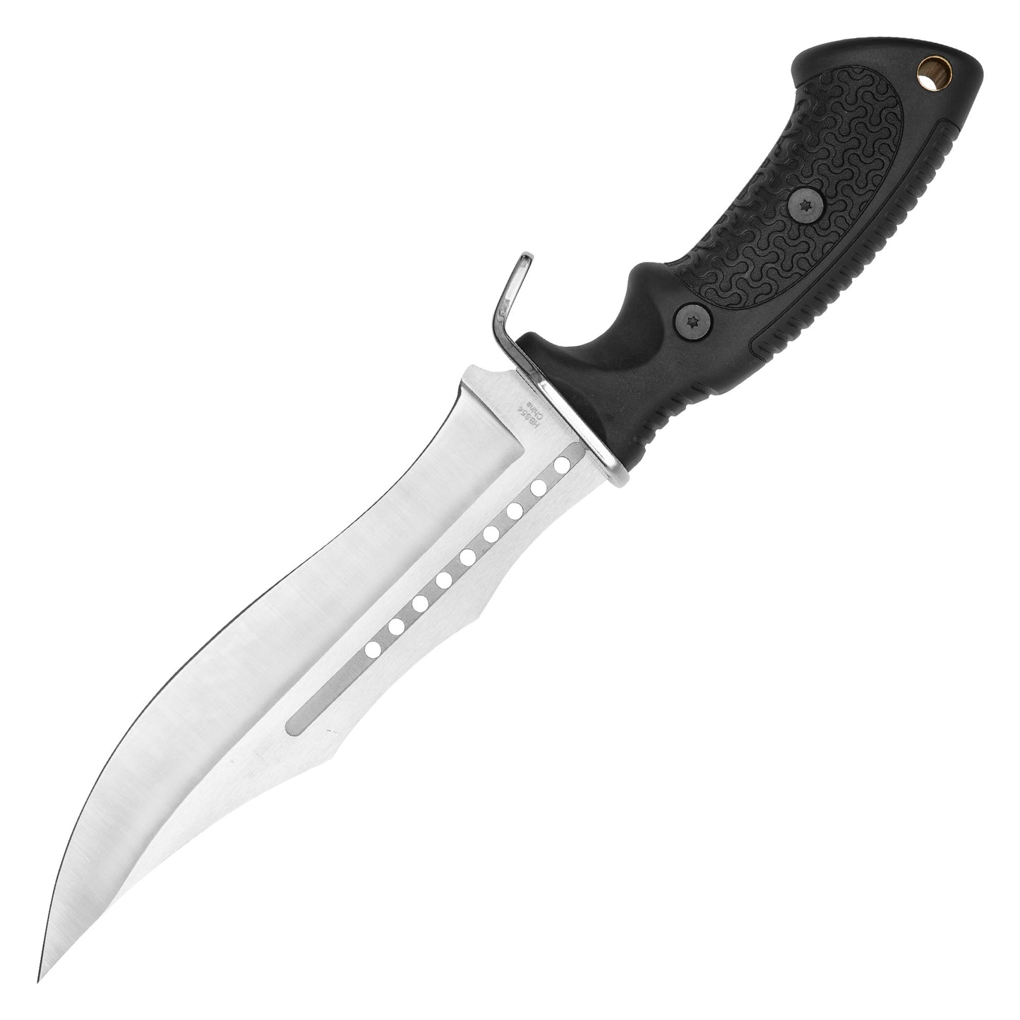 Buckshot Knives - 13" Tactical Black Bowie Knife | Fixed Blade Knife