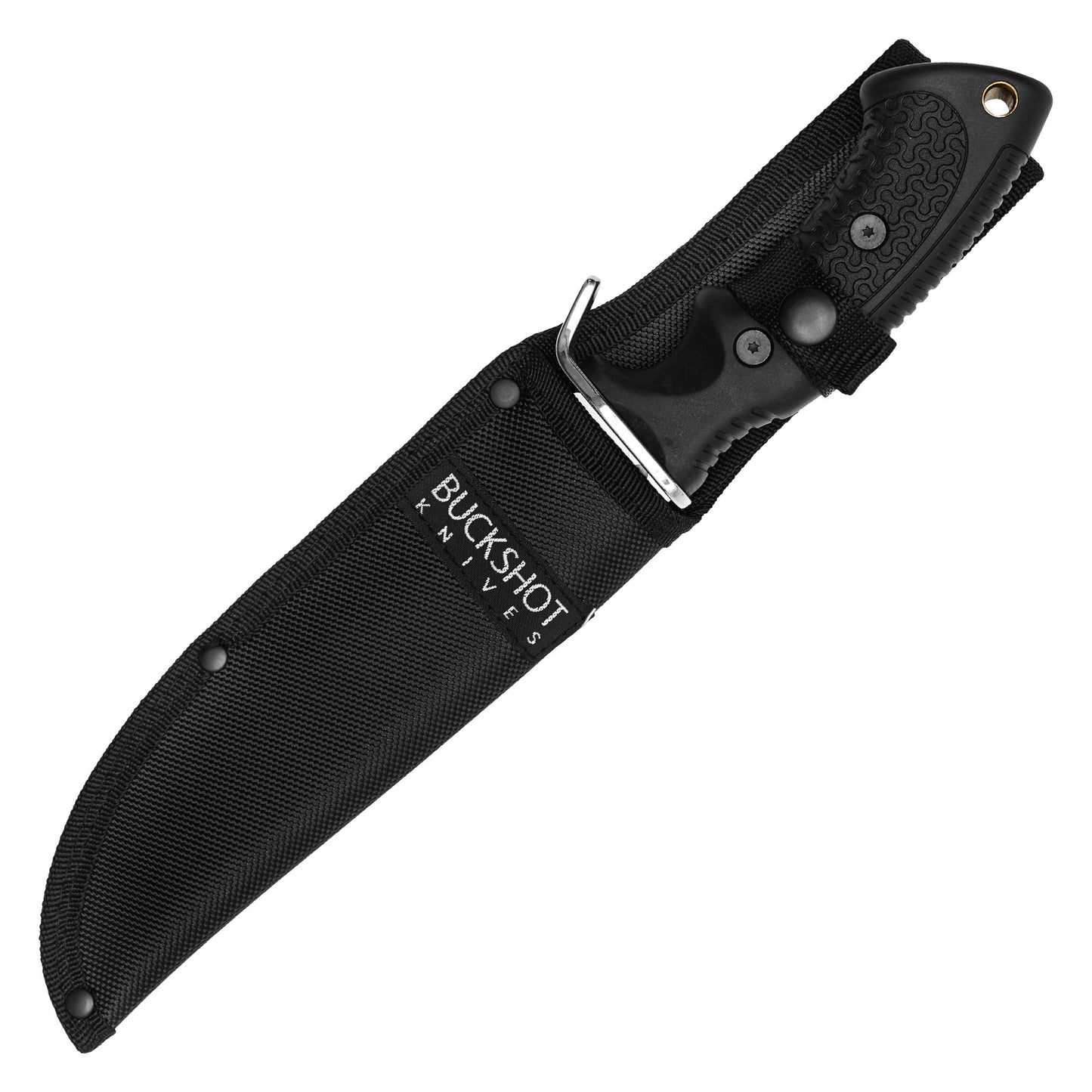 Buckshot Knives - 13" Tactical Black Bowie Knife | Fixed Blade Knife