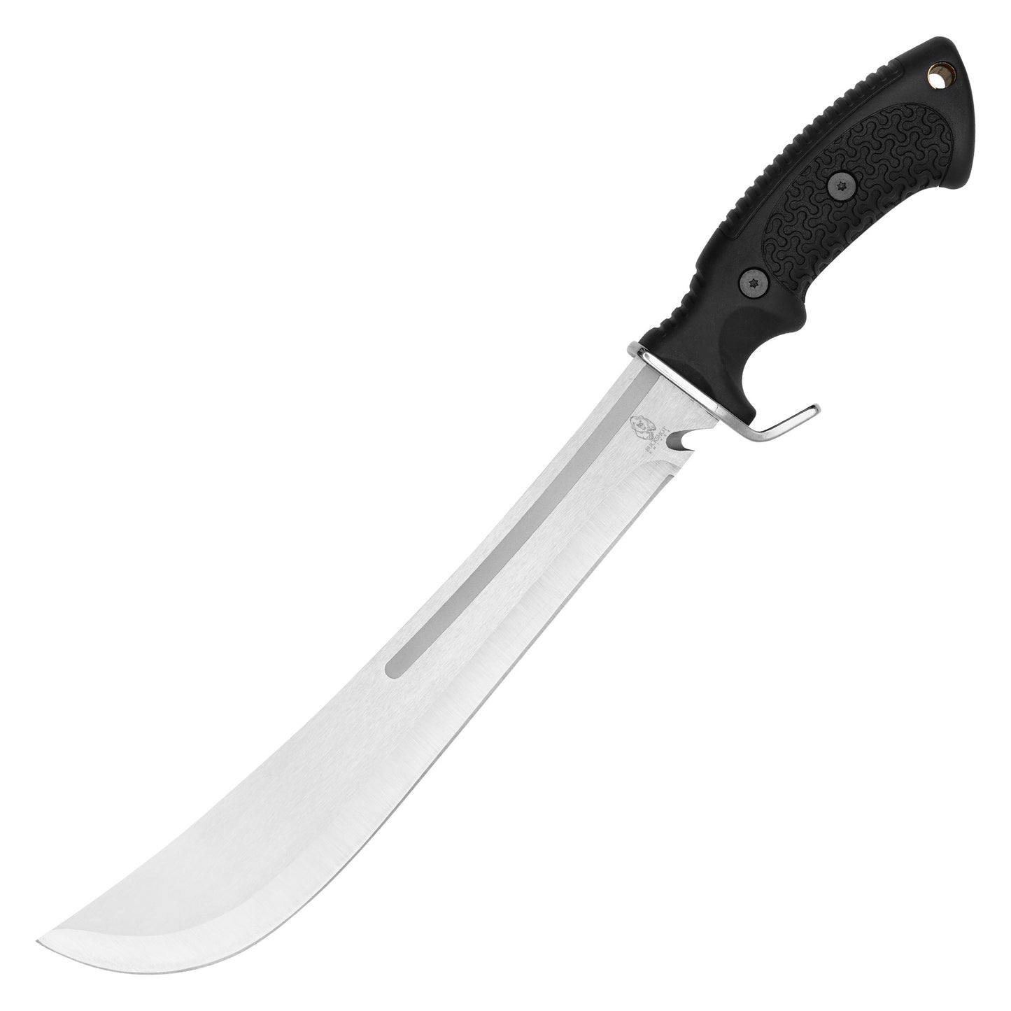 Buckshot Knives - 16" Tactical Silver Machete | Fixed Blade Knife