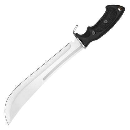 Buckshot Knives - 16" Tactical Silver Machete | Fixed Blade Knife