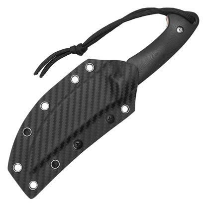 Buckshot Knives – 8.75" Black Hunting Knife | D2 Hunting Knife