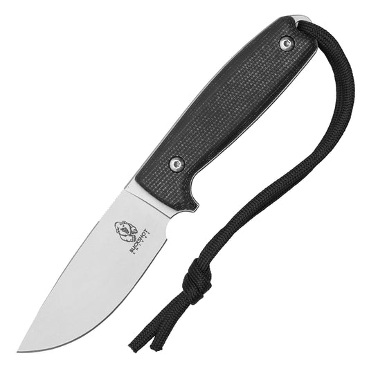 Buckshot Knives – 7.25" Black Compact Hunting Knife | D2 Hunting Knife