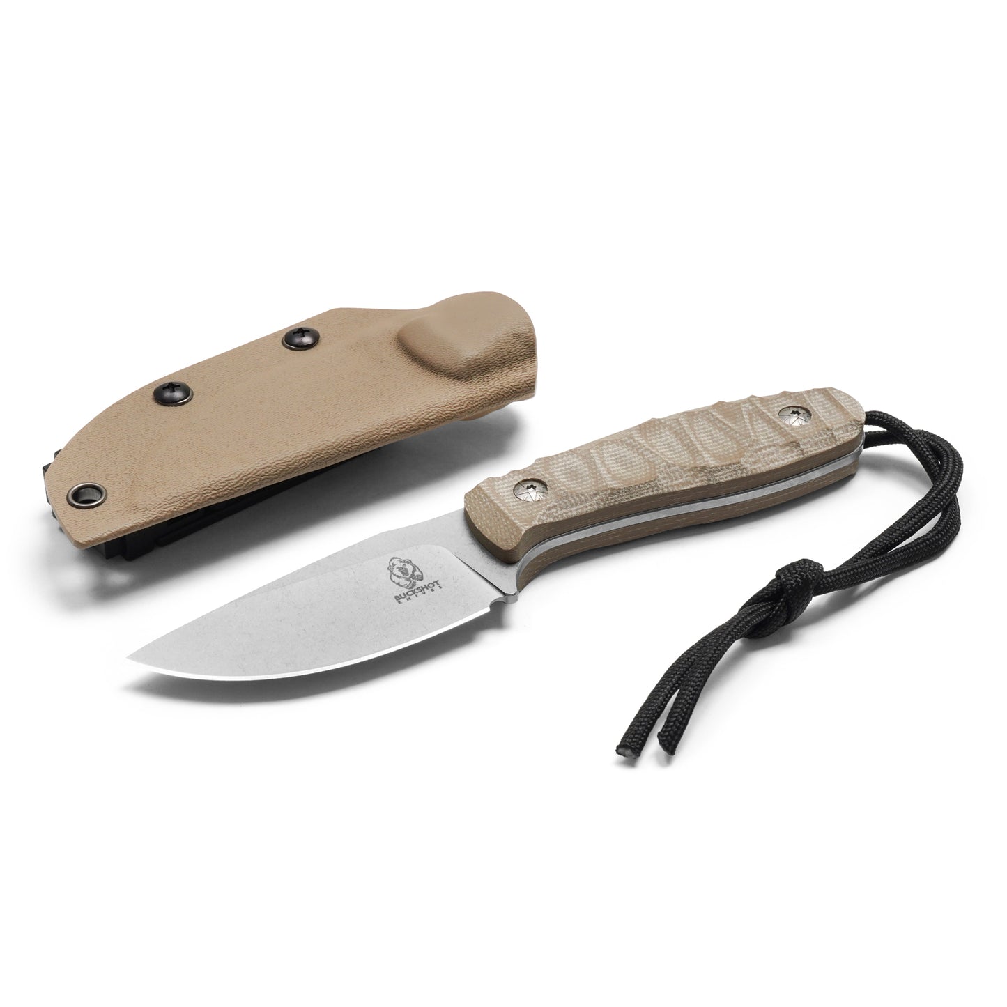 Buckshot Knives – 7.5" Desert Grip Hunting Knife | D2 Hunting Knife