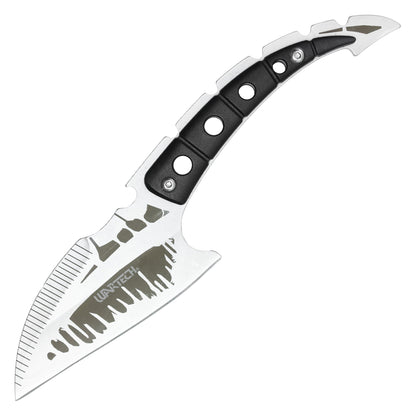 Wartech - 8.25" Black Fossil Knife