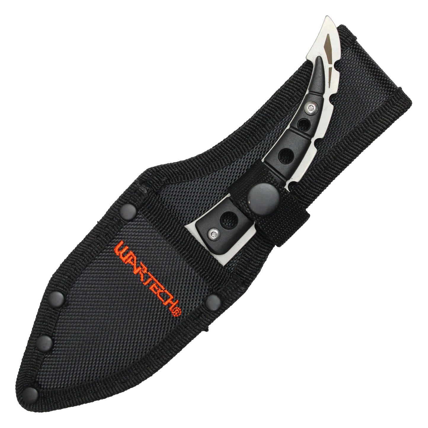 Wartech - 8.25" Black Fossil Knife