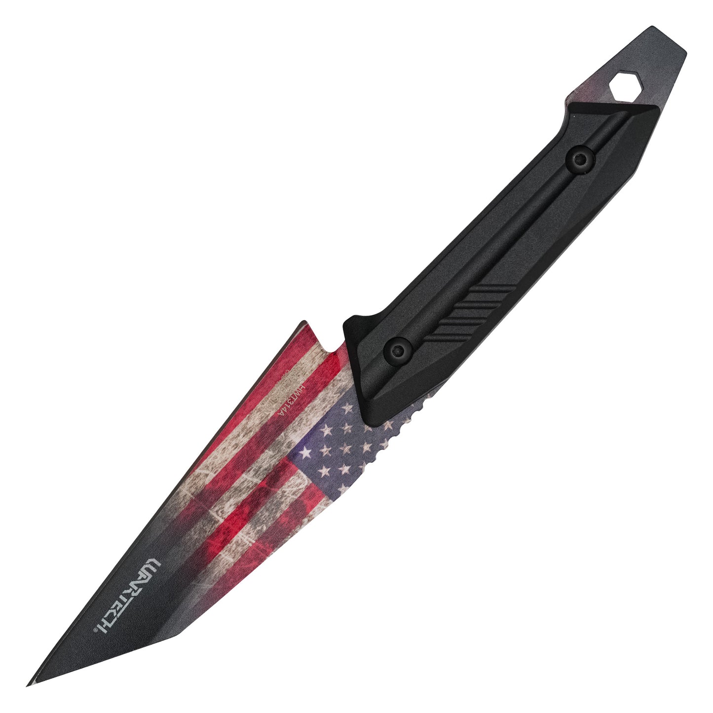 Wartech - 9" Tactical USA Flag Knife Set | Fixed Blade Hunting Knife