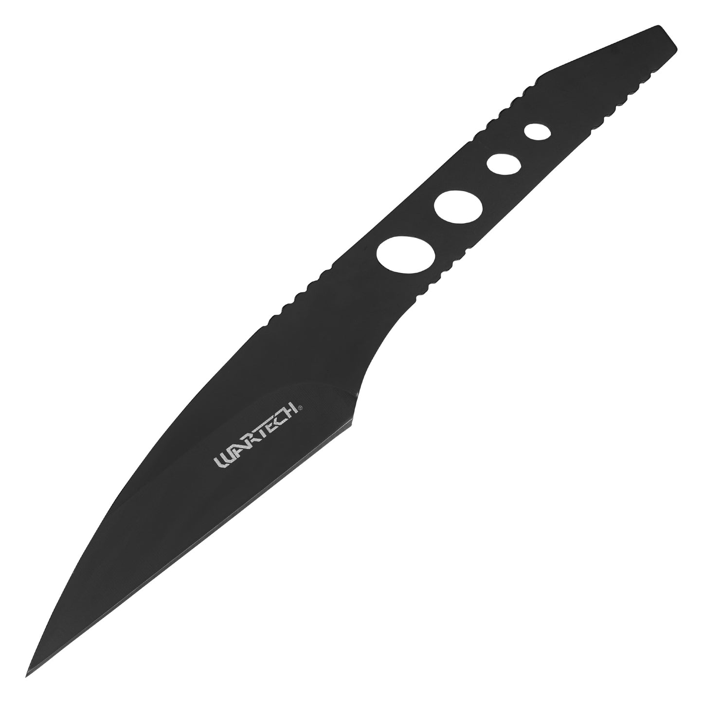 Wartech - 9" Tactical Black Knife Set | Fixed Blade Hunting Knife