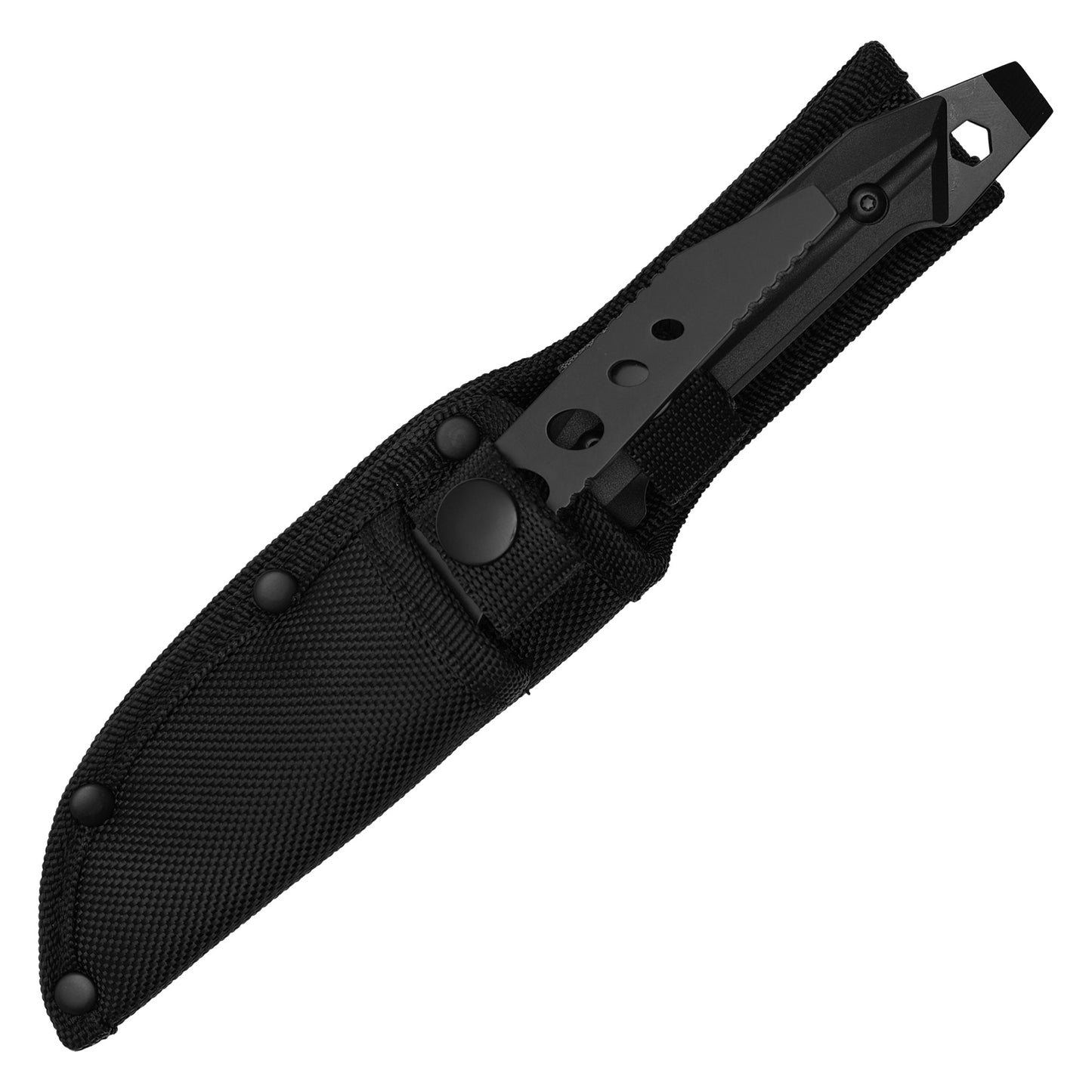 Wartech - 9" Tactical Black Knife Set | Fixed Blade Hunting Knife