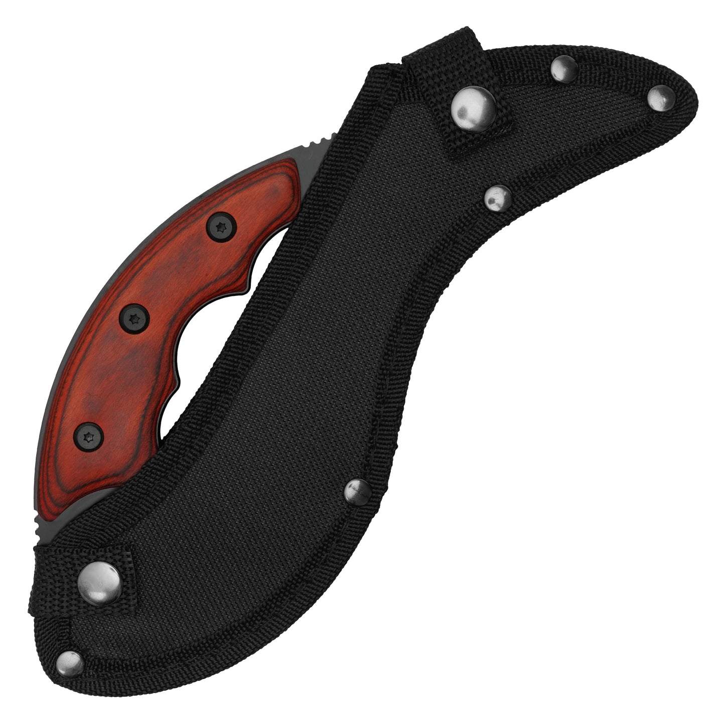 Wartech - 8.25” Black Dual Hybrid Blade | Fixed Blade Hunting Knife