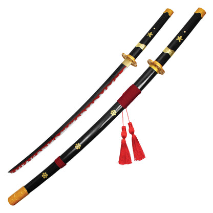 One Piece - Roronoa Zoro’s Black "Enma" Sword Replica | Collectible Display Carbon Steel Katana