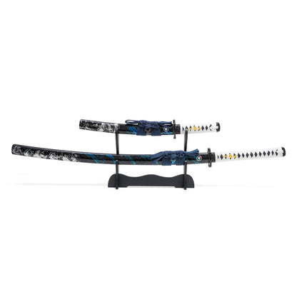 Ghost of Tsushima - Sakai Clan Katana & Wakizashi Replica Set | Collectible Display Steel Sword Set