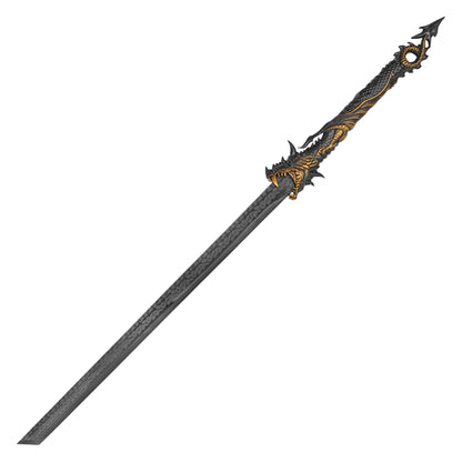 43" – Black Dragon Steel Katana | Stainless Steel Display Sword