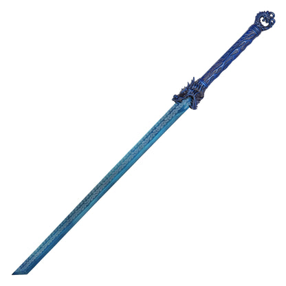 43" – Blue Dragon Steel Katana | Stainless Steel Display Sword