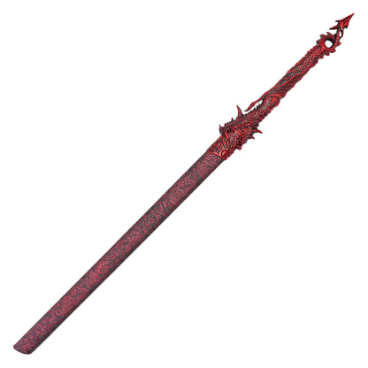 43" – Red Dragon Steel Katana | Stainless Steel Display Sword