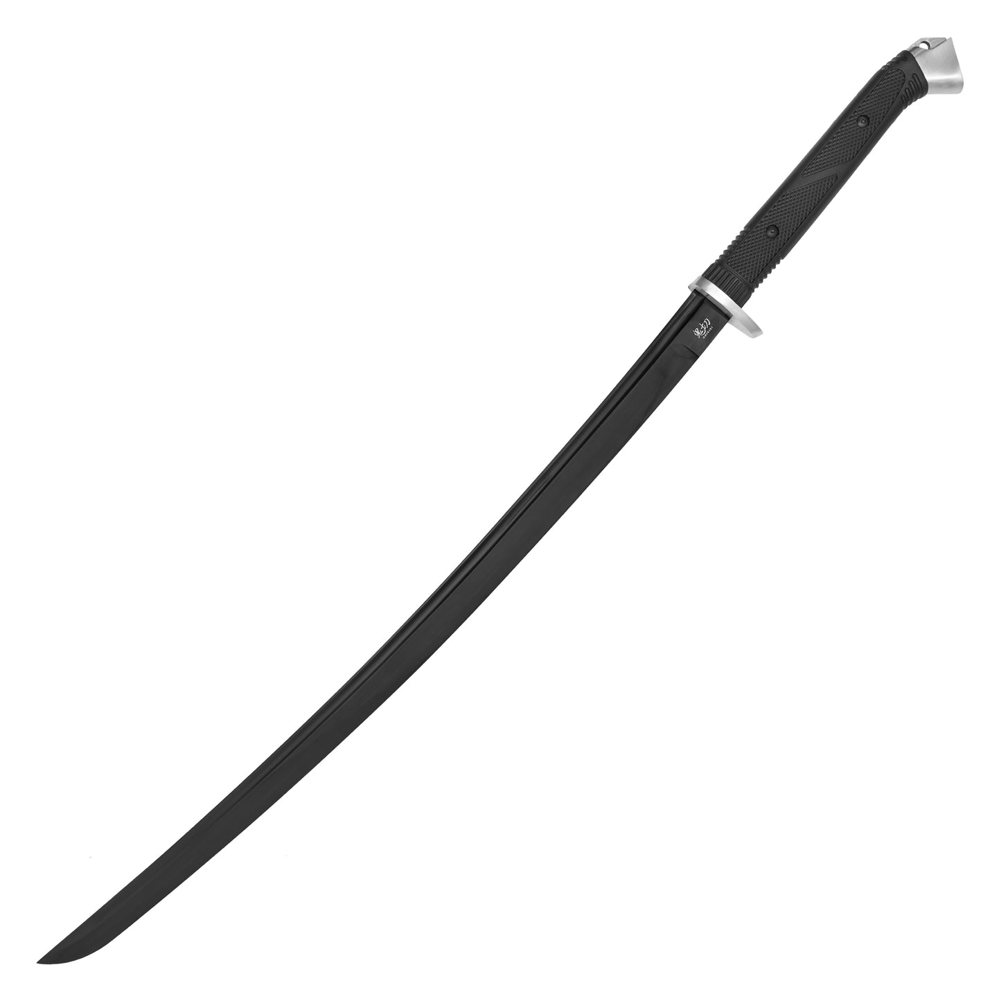 37.75" – Black Tactical Katana | Carbon Steel Display Sword