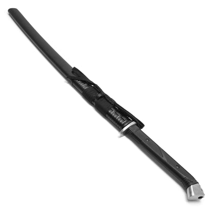 37.75" – Black Tactical Katana | Carbon Steel Display Sword