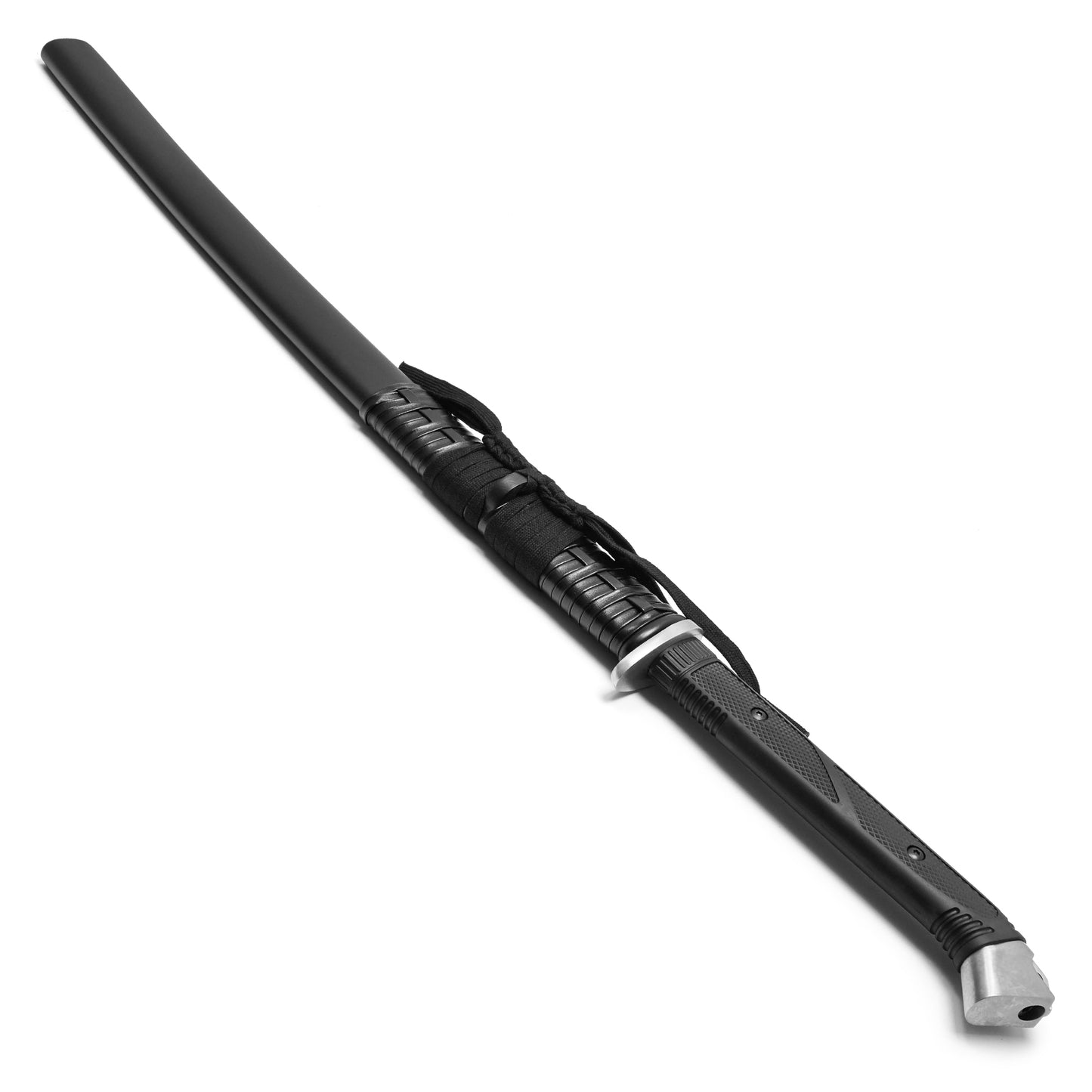 37.75" – Silver Tactical Katana | Carbon Steel Display Sword