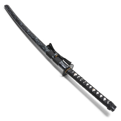 Onikiri - Midnight Floral Katana | Collectible Display Carbon Steel Sword