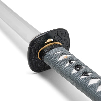 Onikiri - Azure Cloud Marble Katana | Collectible Display Carbon Steel Sword