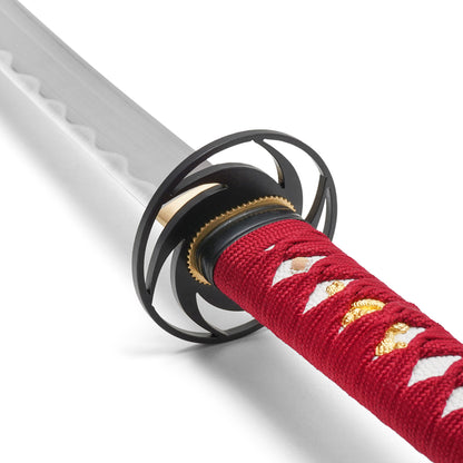 Onikiri - Crimson Dragon Katana | Collectible Display Carbon Steel Sword