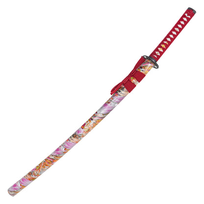 Onikiri - Crimson Dragon Katana | Collectible Display Carbon Steel Sword