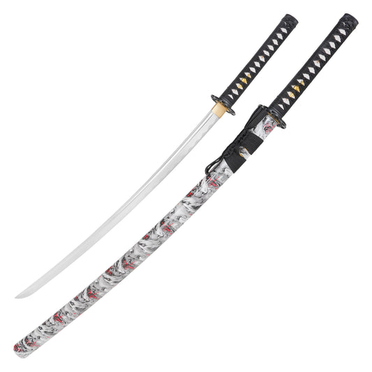 Onikiri - Blood Wolf Katana | Collectible Display Carbon Steel Sword