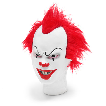 Evil Clown Mask - Latex Helmet Style | Collectible Costume Mask