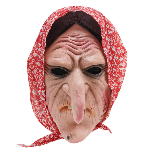 Hooded Witch Mask - Latex Strapped | Collectible Costume Mask