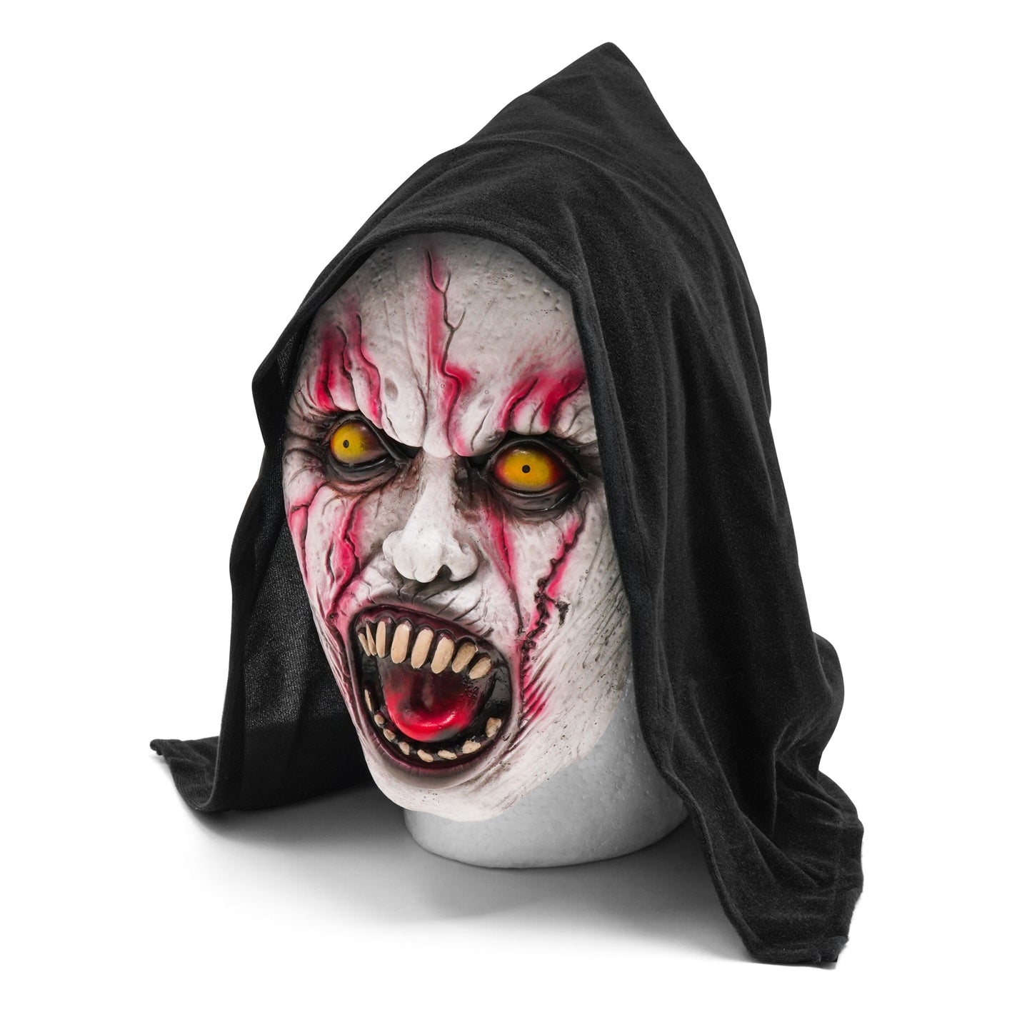 Hooded Ghoul Mask - Latex Strapped | Collectible Costume Mask
