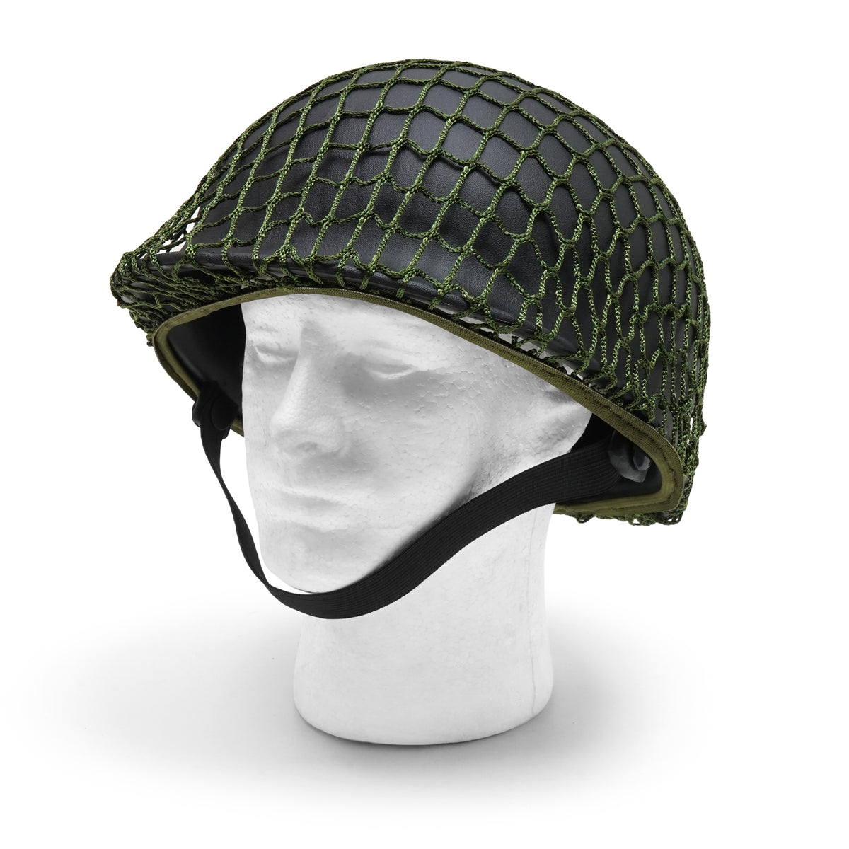 German Army Stahlhelm w/ Green Net | Collectible Foam Helmet