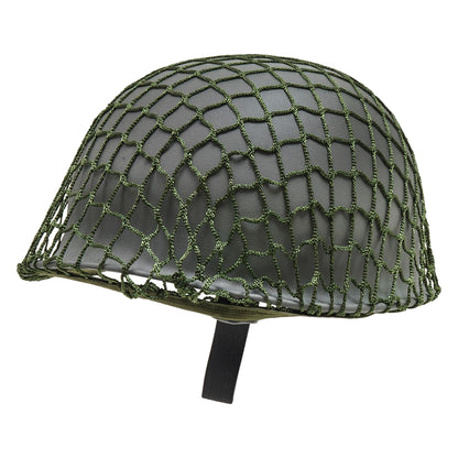 US Army M1 Helmet w/ Green Net | Collectible Foam Helmet