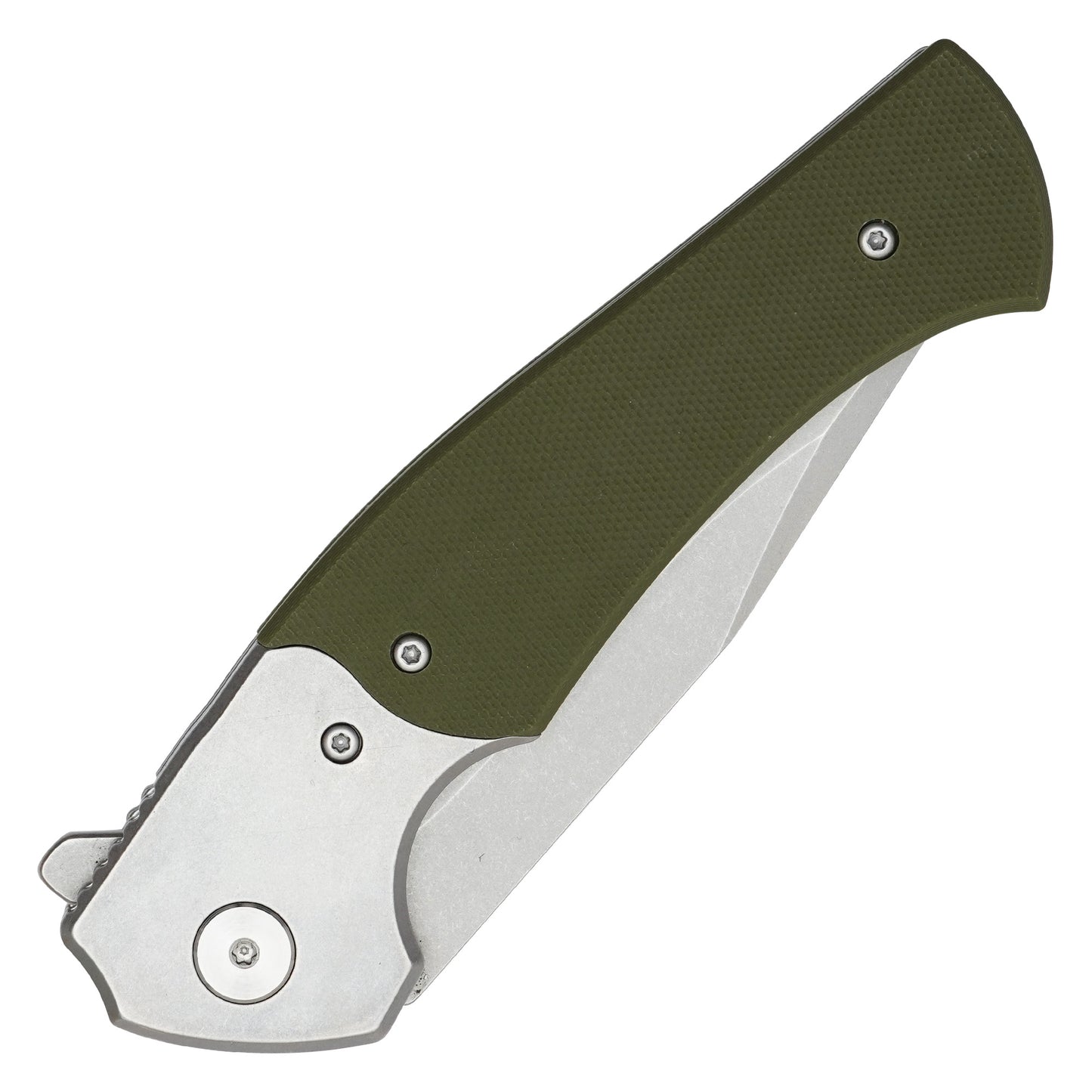 Buckshot Knives - 8.75” 2-Tone Green D2 | Ball Bearing Pocket Knife