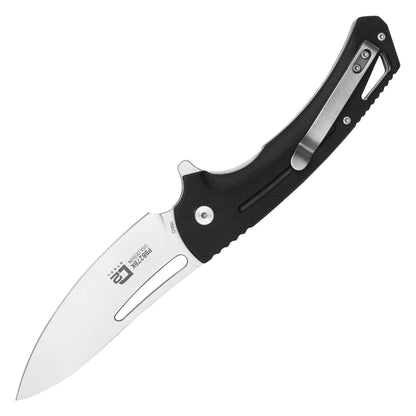 Buckshot Knives – 8.25" Black D2 | Ball Bearing Pocket Knife