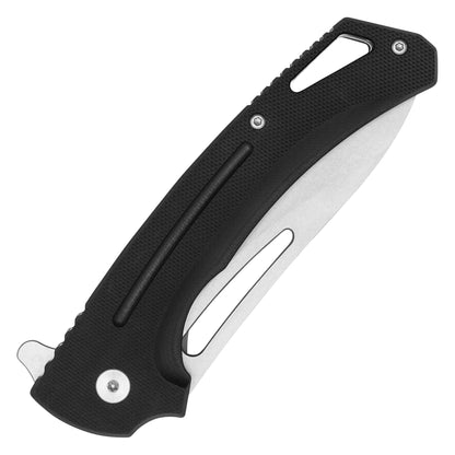 Buckshot Knives – 8.25" Black D2 | Ball Bearing Pocket Knife