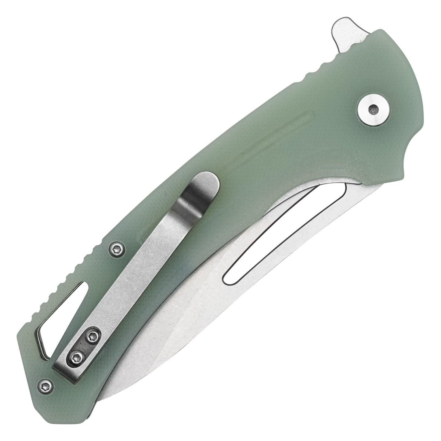 Buckshot Knives – 8.25" Jade D2 | Ball Bearing Pocket Knife