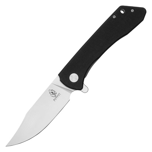 Buckshot Knives – 8.5" Black D2 | Ball Bearing Pocket Knife