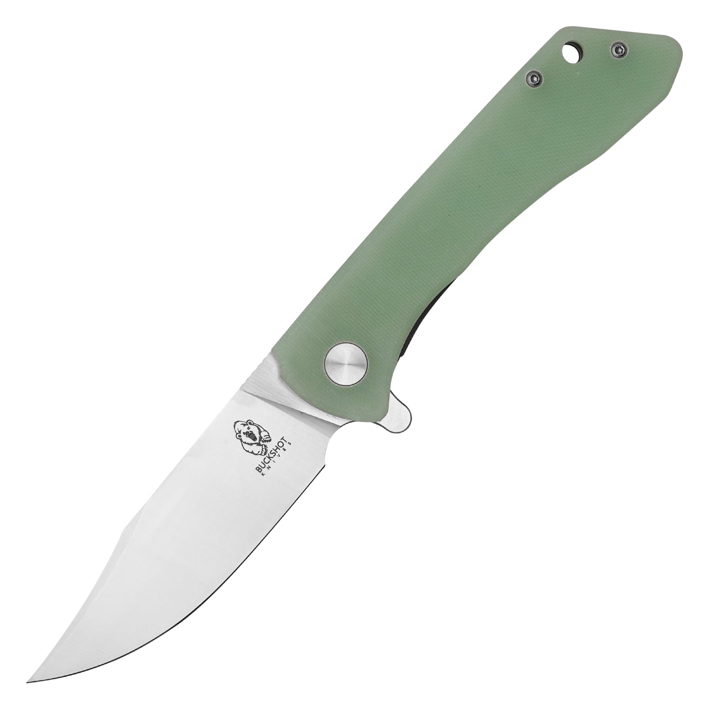 Buckshot Knives – 8.5" Jade D2 | Ball Bearing Pocket Knife
