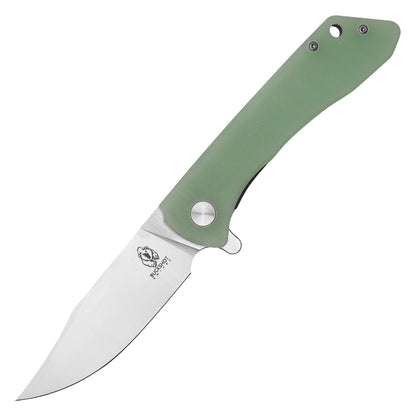 Buckshot Knives – 8.5" Jade D2 | Ball Bearing Pocket Knife