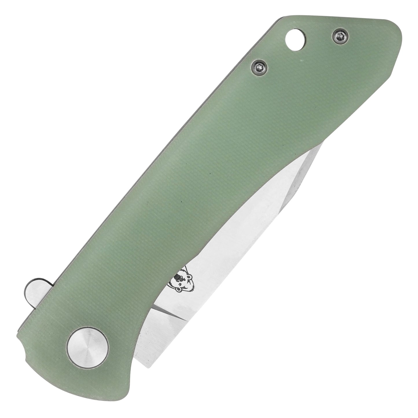 Buckshot Knives – 8.5" Jade D2 | Ball Bearing Pocket Knife