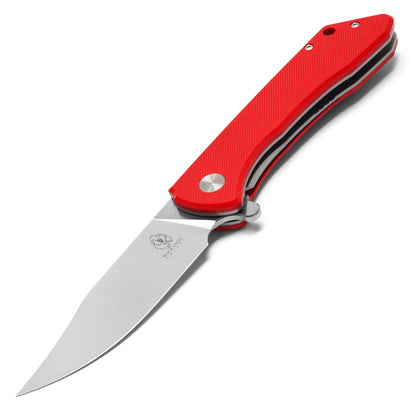 Buckshot Knives – 8.25" Red D2 | Ball Bearing Pocket Knife