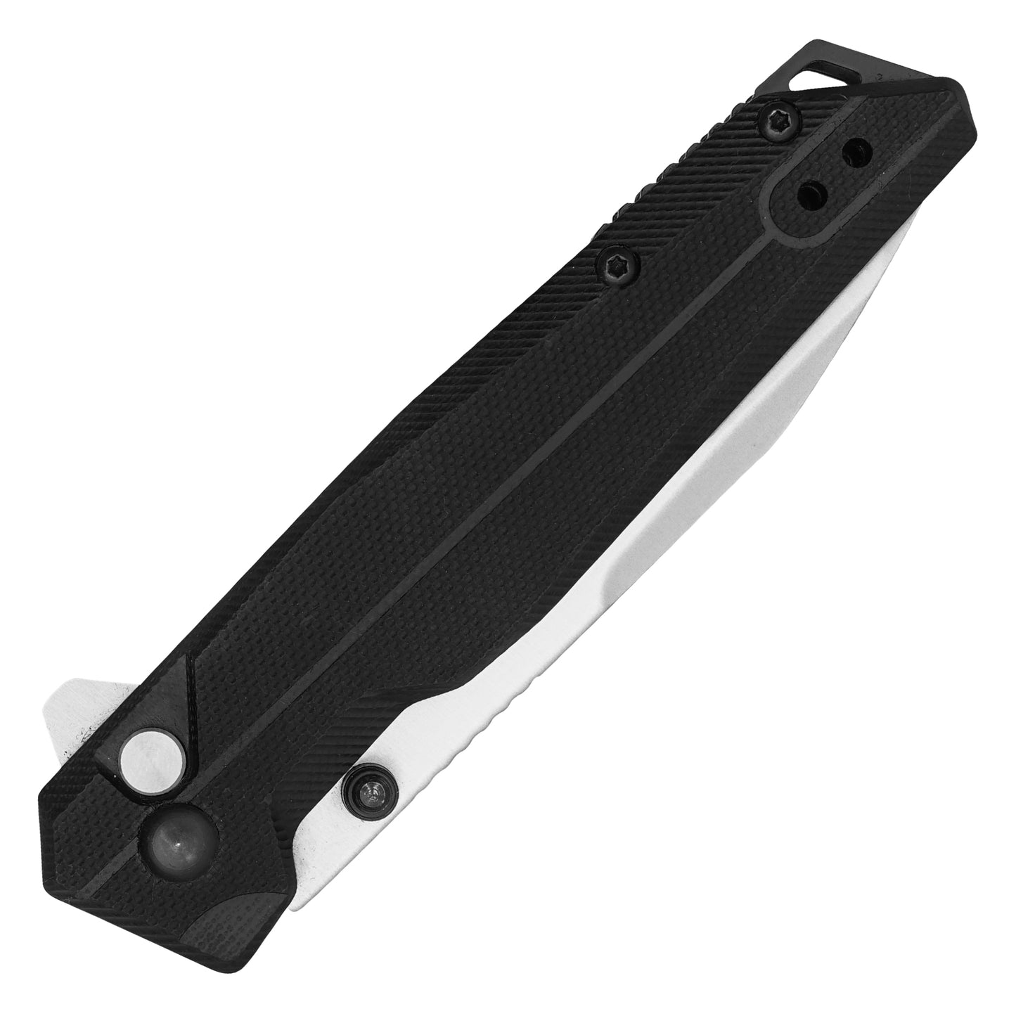 Buckshot Knives – 7.5" Black G10 | Ball Bearing Pocket Knife