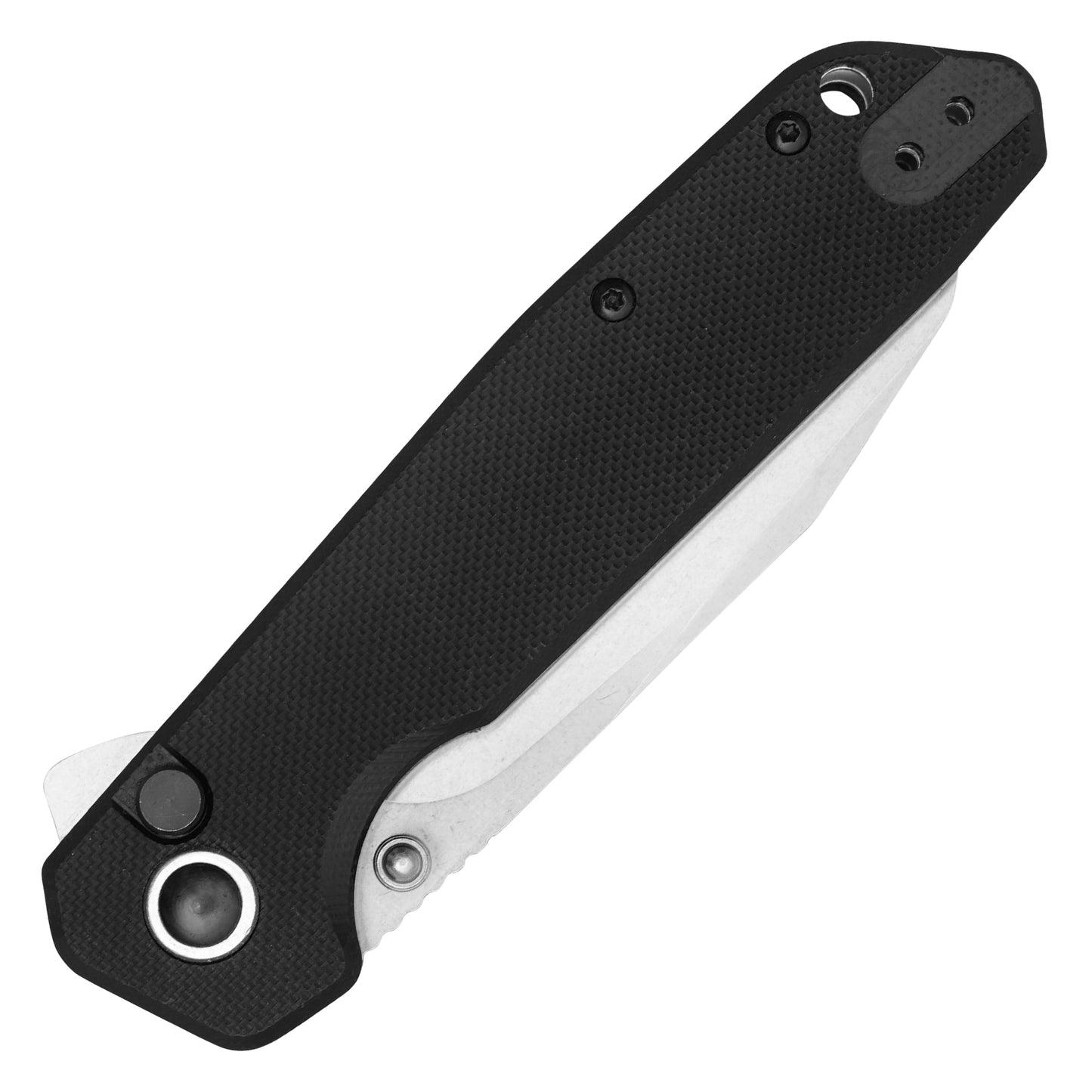 Buckshot Knives – 7.75" Black G10 | Ball Bearing Pocket Knife