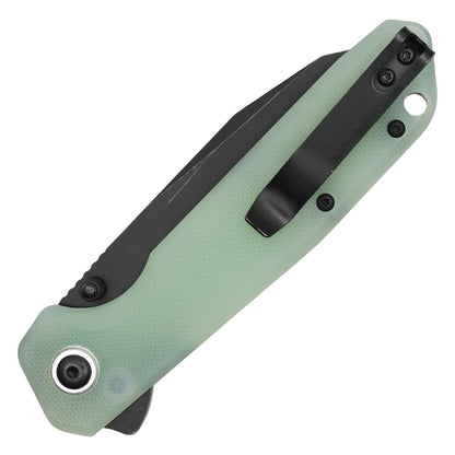 Buckshot Knives – 7.75" Jade G10 | Ball Bearing Pocket Knife