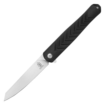 Buckshot Knives - 8.5" D2 Slim Black | Ball Bearing Pocket Knife