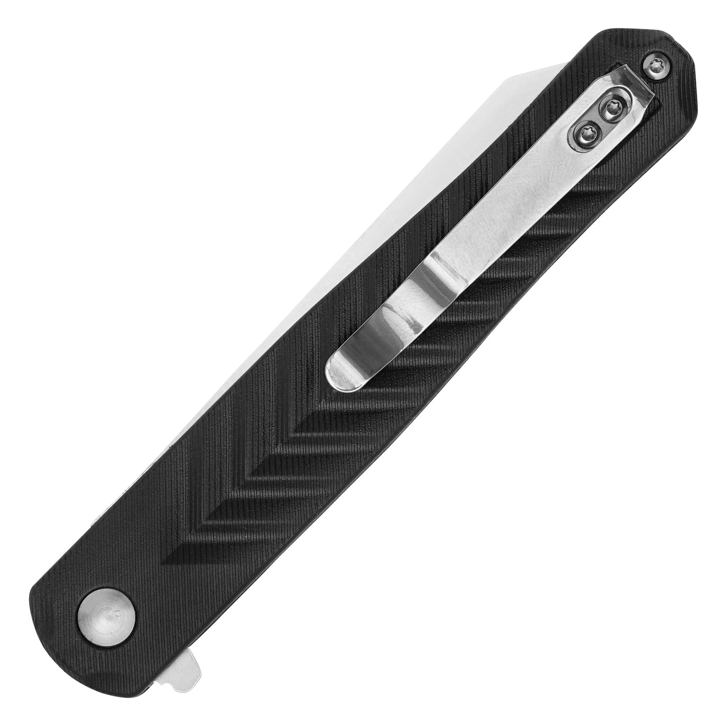 Buckshot Knives - 8.5" D2 Slim Black | Ball Bearing Pocket Knife