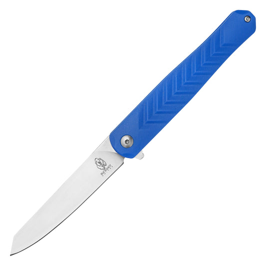 Buckshot Knives - 8.5" D2 Slim Blue | Ball Bearing Pocket Knife