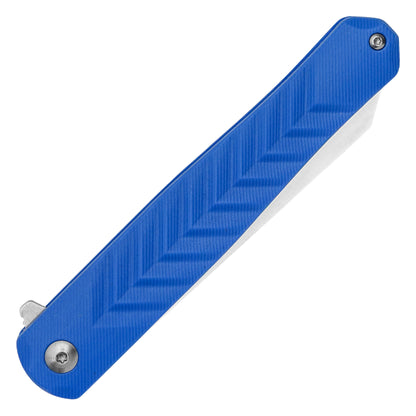 Buckshot Knives - 8.5" D2 Slim Blue | Ball Bearing Pocket Knife